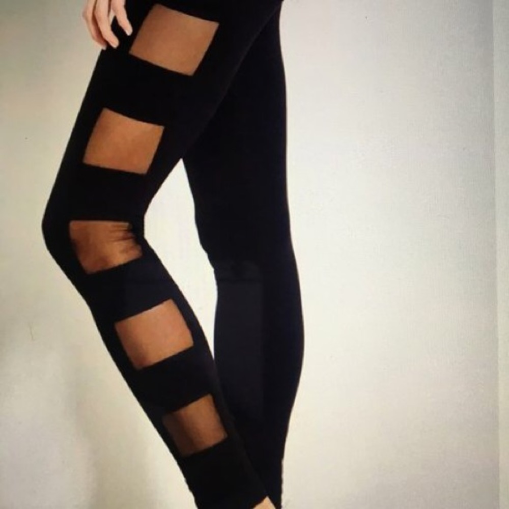 forever 21 mesh leggings